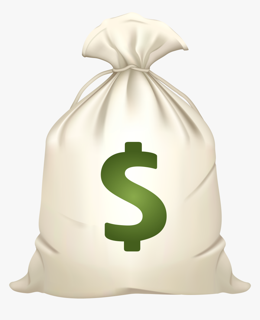 Bag Of Money Png Clipart - Clip Art, Transparent Png