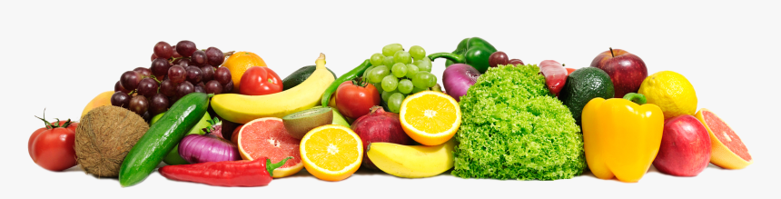 Healthy Food Png - Fruits And Vegetables Line, Transparent Png