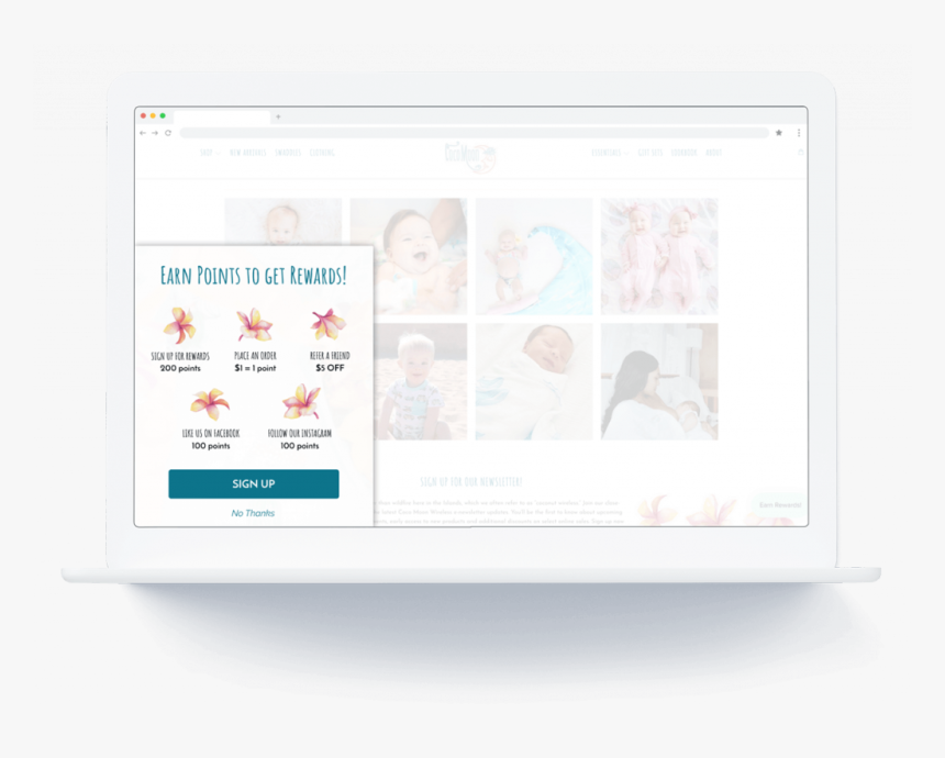 Justuno Pop-ups Product - Newsletter Sign Up Instagram, HD Png Download