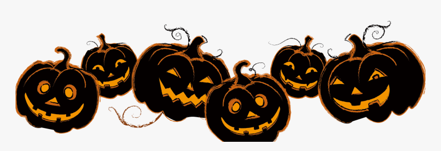 All Saints Day Pumpkin Clipart - Halloween Black Pumpkin Clipart, HD Png Download