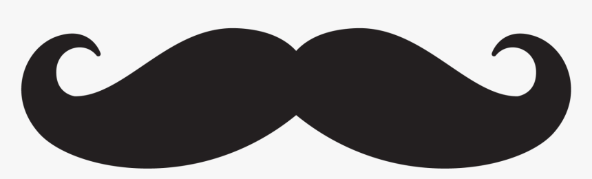 Hairstyle,clip Art,black And - Moustache Clipart, HD Png Download