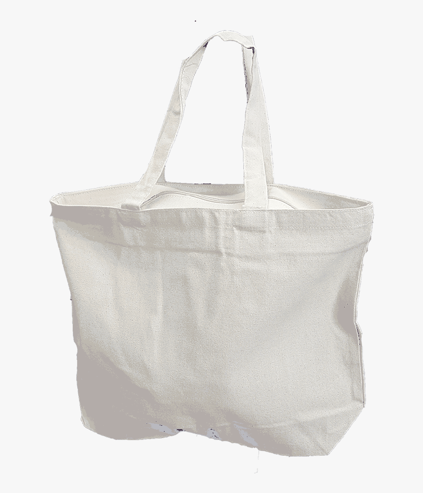 10oz All Natural Canvas Zipper - Tote Bag, HD Png Download