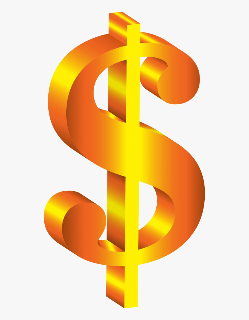 Golden Dollar Sign Png Image - Dollar Sign Png Icon, Transparent Png