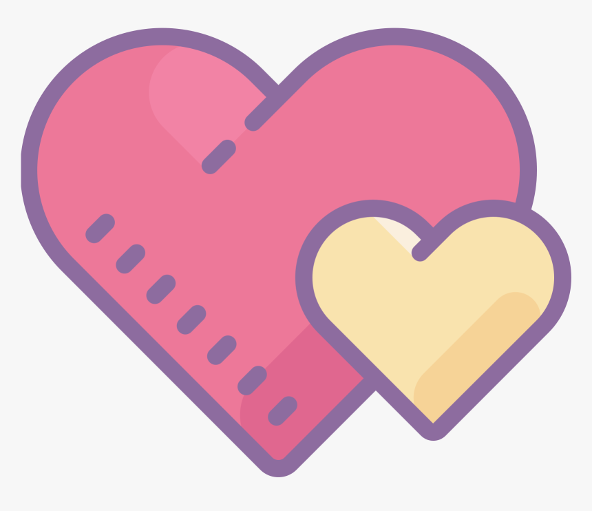 Two Hearts Icon - Portable Network Graphics, HD Png Download