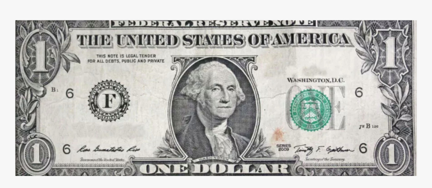 Dollar Png Clipart Background - Mikelle Biggs Dollar Bill, Transparent Png