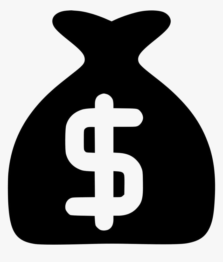 Bag Dollar Svg Icon - Icon Dollar White Transparent, HD Png Download