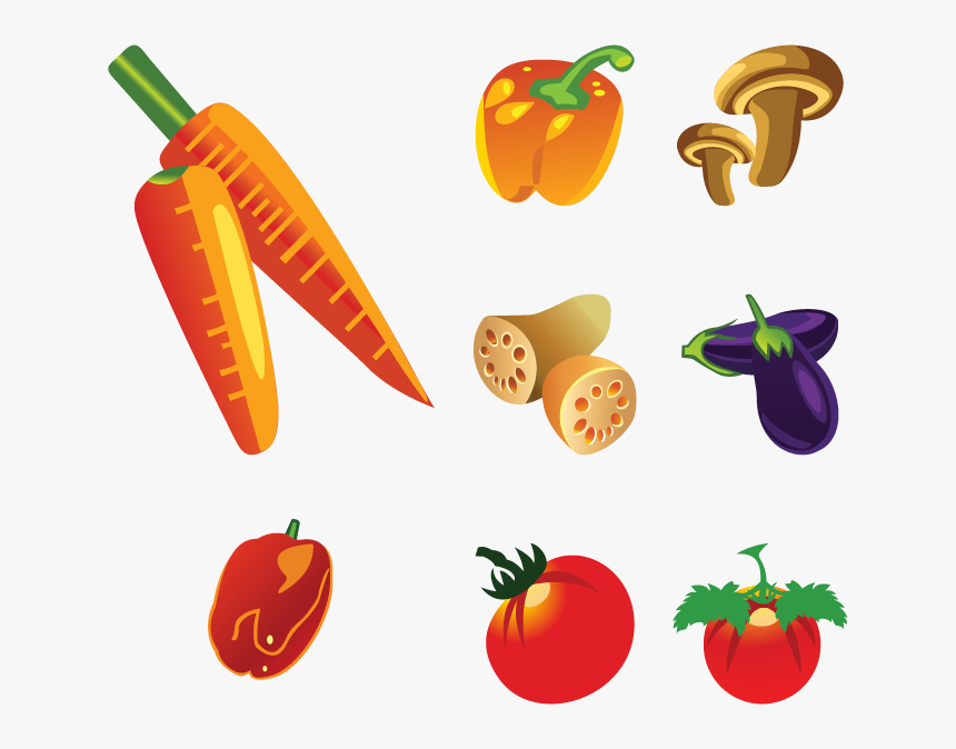Fruit Vegetable Healthy Diet Food - Vegetables Diagram, HD Png Download