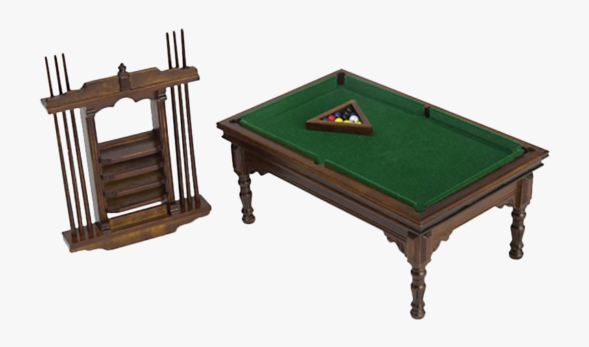 1 Inch Scale Miniature Pool Table - Billiard Table, HD Png Download