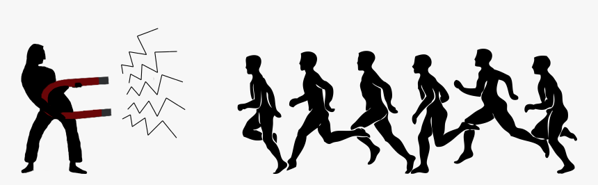 Transparent People Running Png - People Running Clipart, Png Download