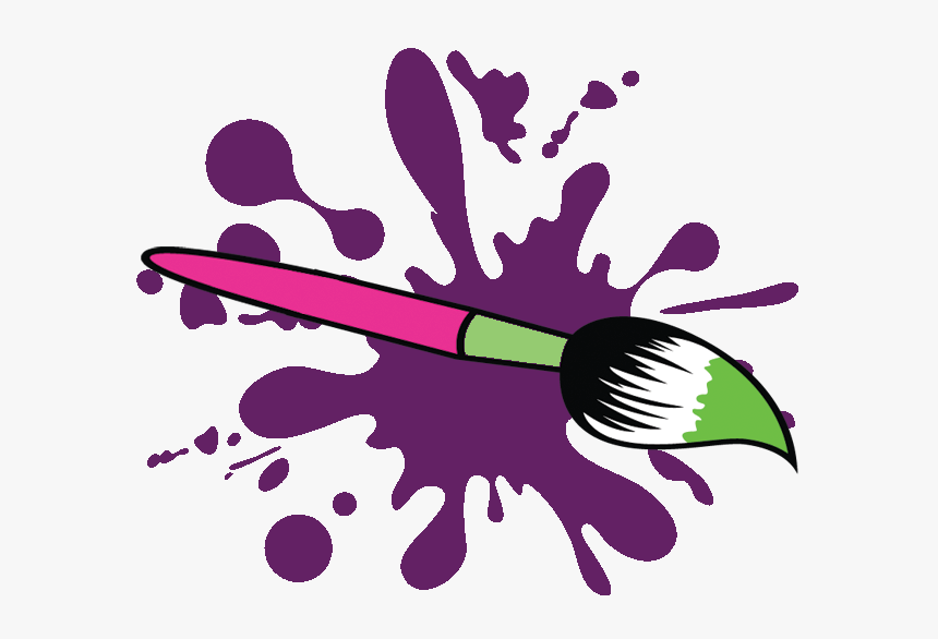 Paint Brush Clipart Paint Party - Pottery Painting Clip Art, HD Png Download