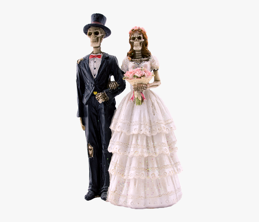This Alt Value Should Not Be Empty If You Assign Primary - Skeleton Groom And Bride, HD Png Download