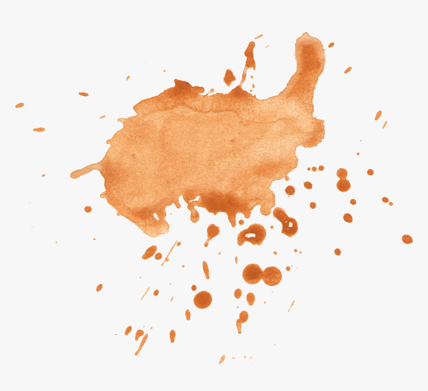 Vector Splatters Coffee - Watercolor Paint Splash Png, Transparent Png