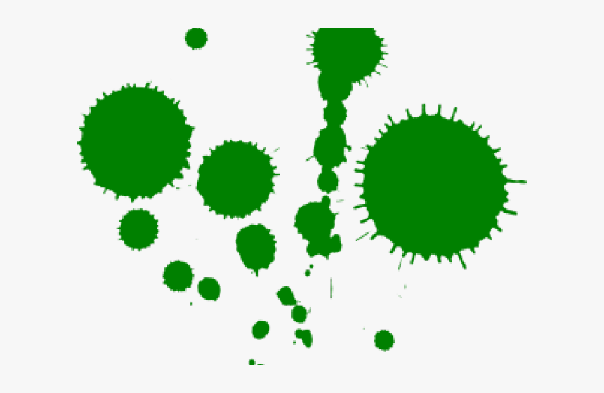 Dark Green Splash Paint Clipart , Png Download - Green Spray Can Transparent, Png Download