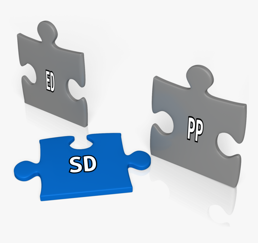 Three 3d Puzzle Pieces With Words On Them - Management, HD Png Download