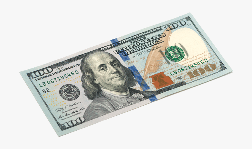 100 Dollar Bill Transparent, HD Png Download , Transparent Png Image
