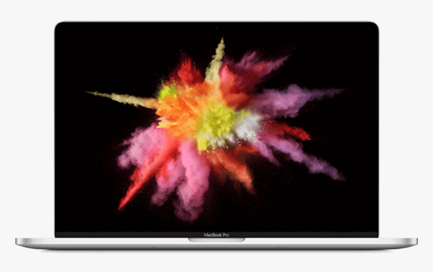 Macbook Png Image - Color Burst Powder, Transparent Png