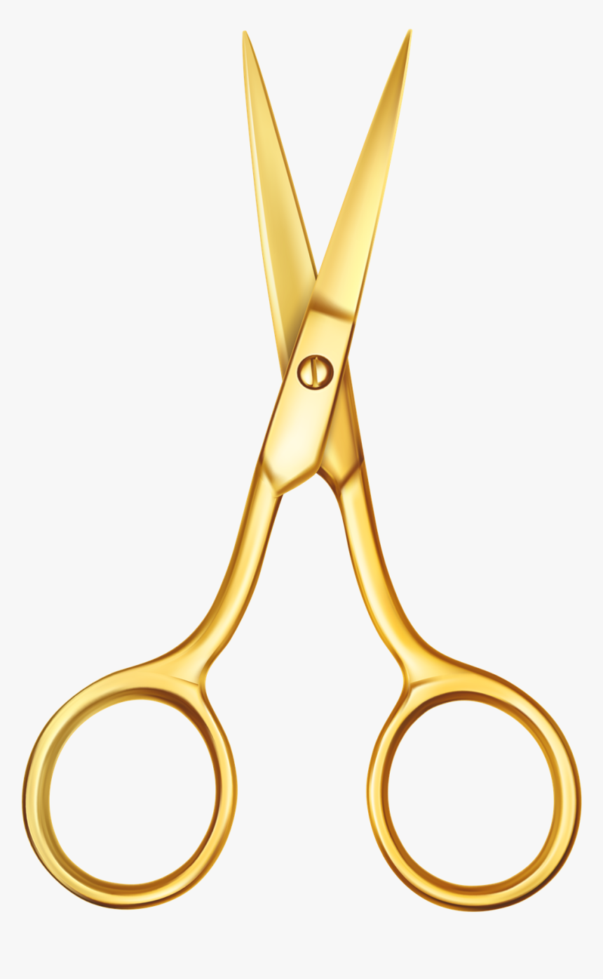 Scissors Golden Png Gold Scissor No Background, Transparent Png