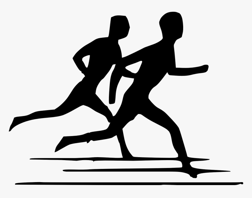 Athletics Black And White, HD Png Download