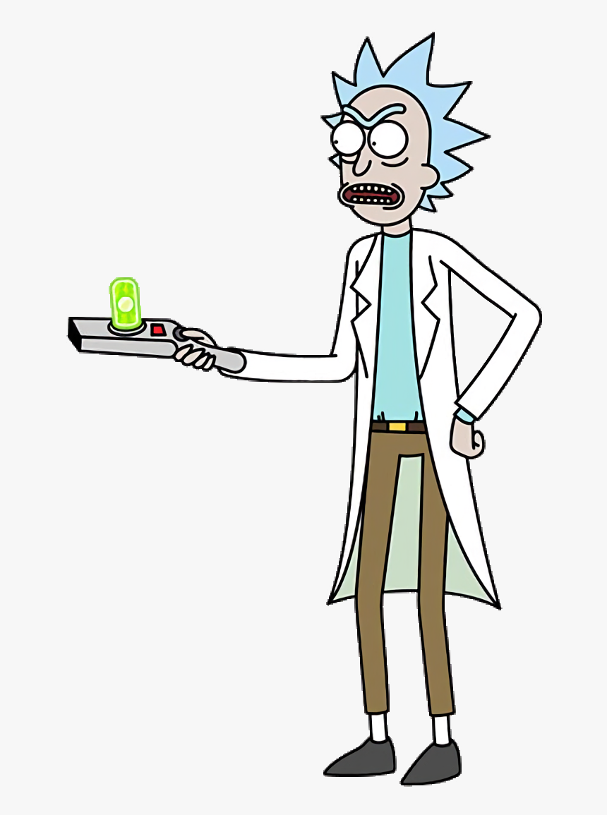 Villains Wiki - Rick With Portal Gun, HD Png Download