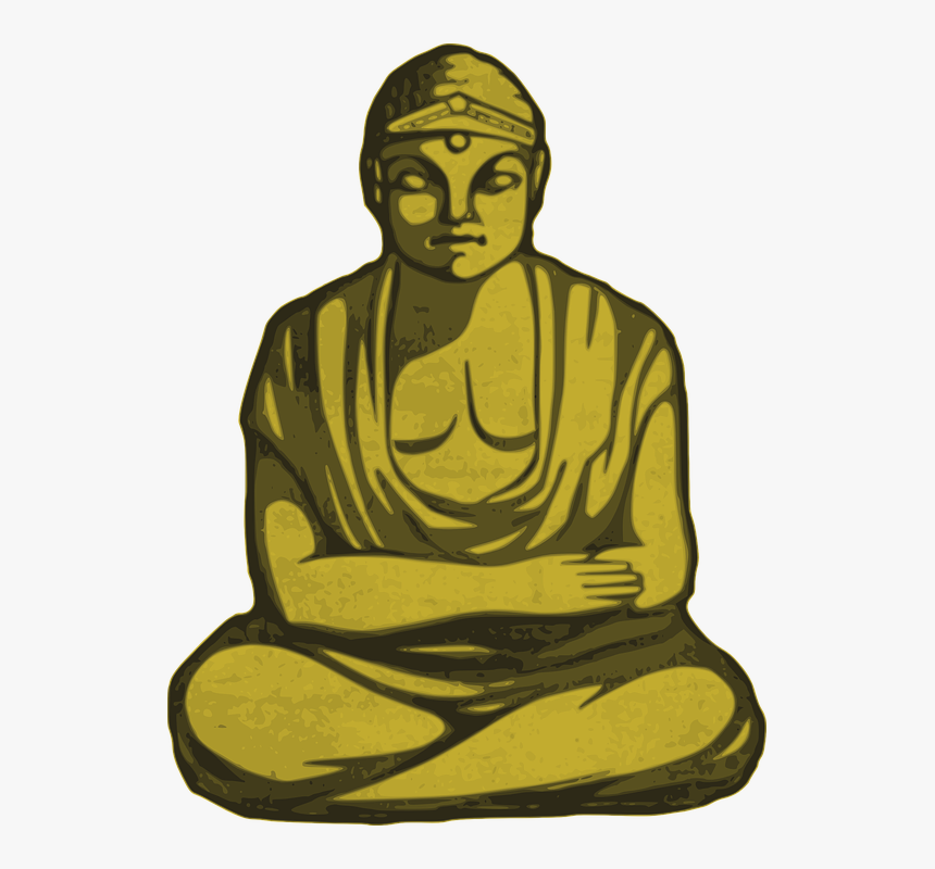 Buda, Oro, Religión, Estatua, Budismo, Fe, Budista - Buddhism Transparent, HD Png Download