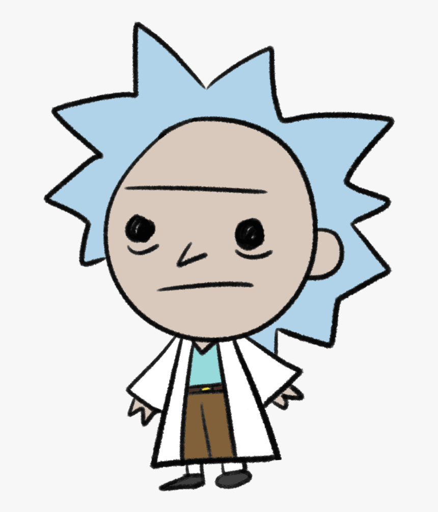 Rick And Morty - Chibi Rick And Morty, HD Png Download