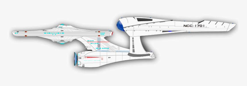 Starship Enterprise Drawing Clip Art - Uss Enterprise Clipart Png, Transparent Png