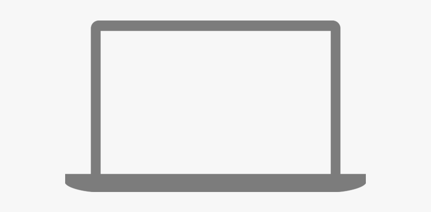 Laptop White Background, HD Png Download