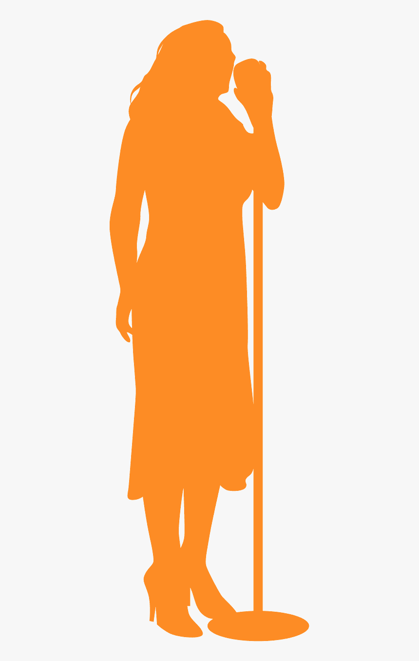 Singing Person Blue Clipart, HD Png Download