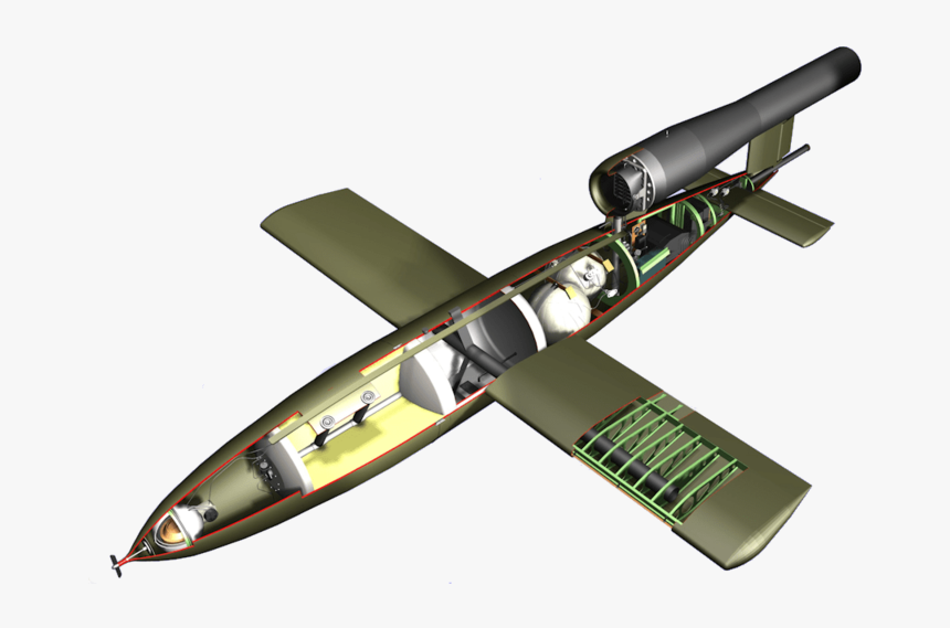 German V1 Flying Bomb, HD Png Download
