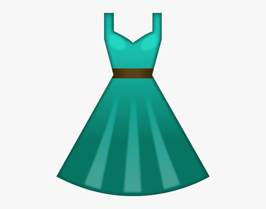 Dress Emoji No Background, HD Png Download