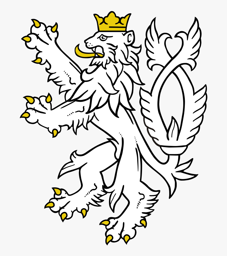 White Lion Svg Clip Arts - Coat Of Arms Lion Png, Transparent Png