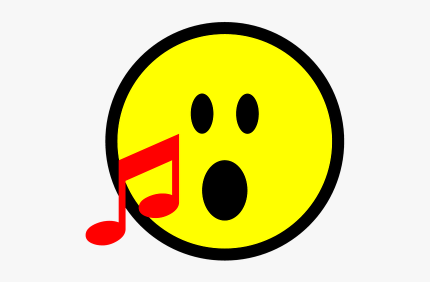 Emoji Transparent Free Illustration Emoji Sing Singing - Singing Emoji Transparent, HD Png Download