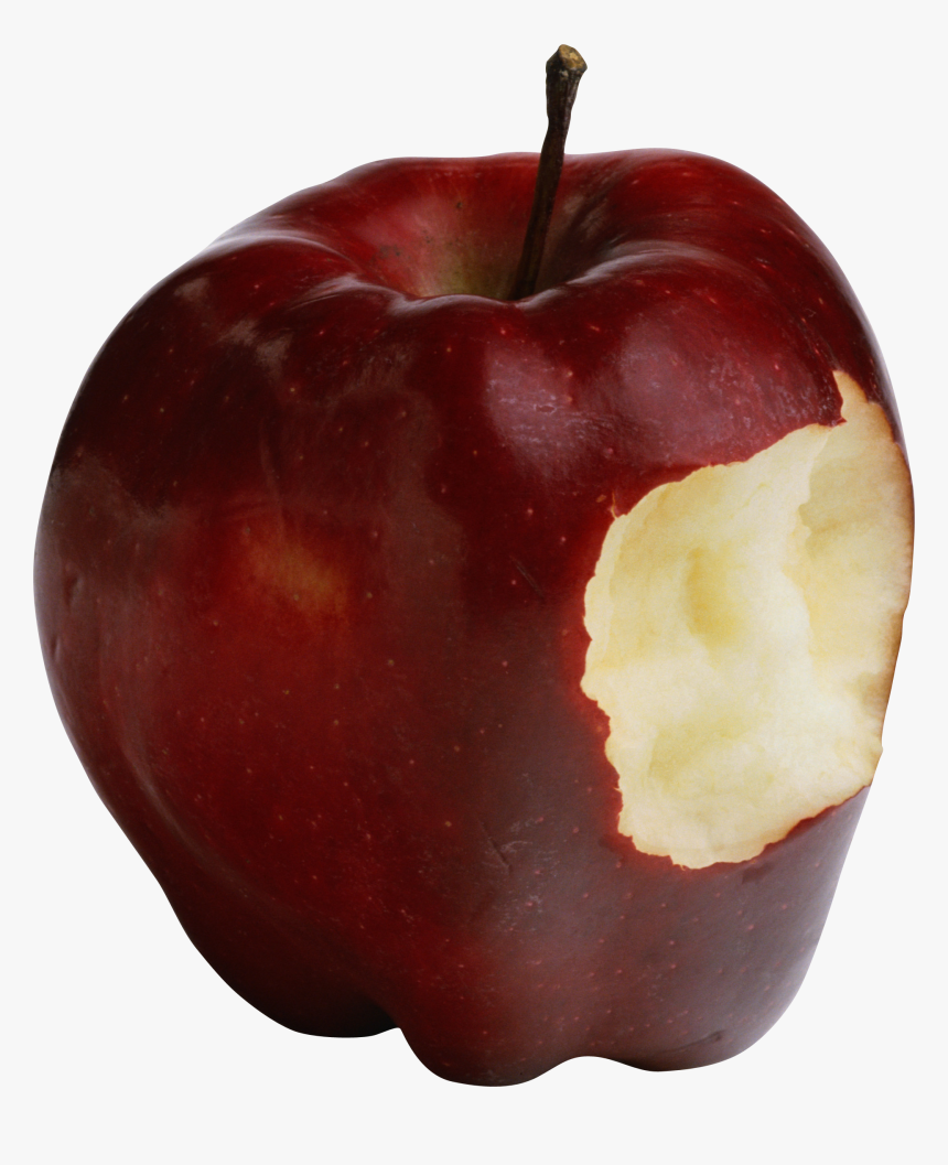 Transparent Apple Fruit Png - Bitten Apple Png, Png Download