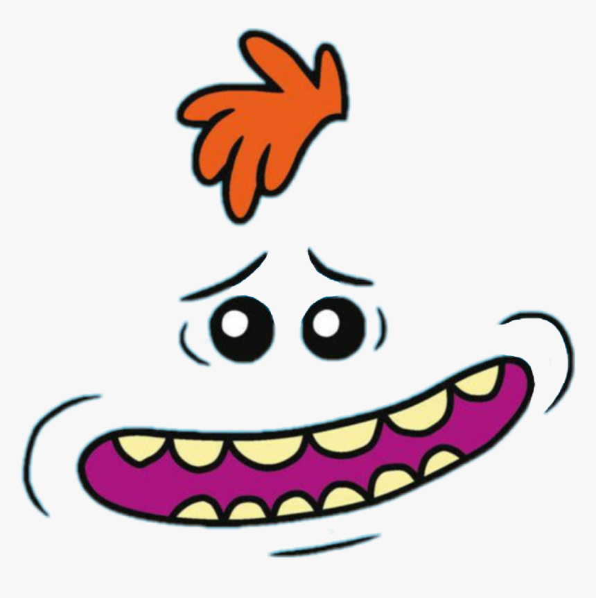 #meeseeks #rickandmorty #rick #morty #blue #face #emotion - Morty Face Png, Transparent Png