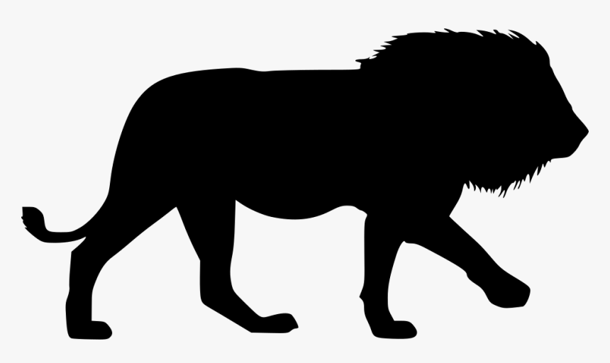 Lion - Black Png Lion, Transparent Png