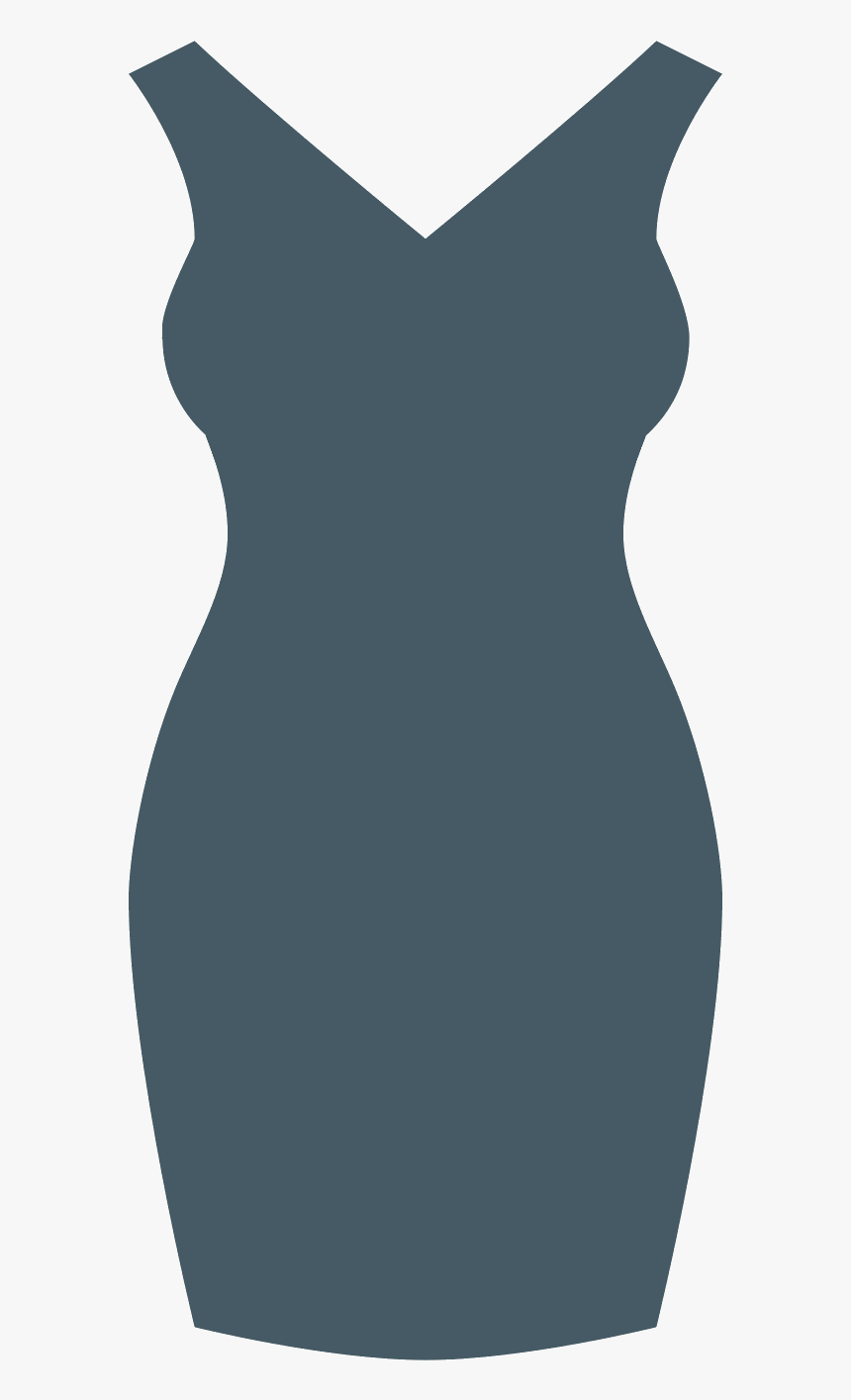 Dress Vector Png - Little Black Dress, Transparent Png