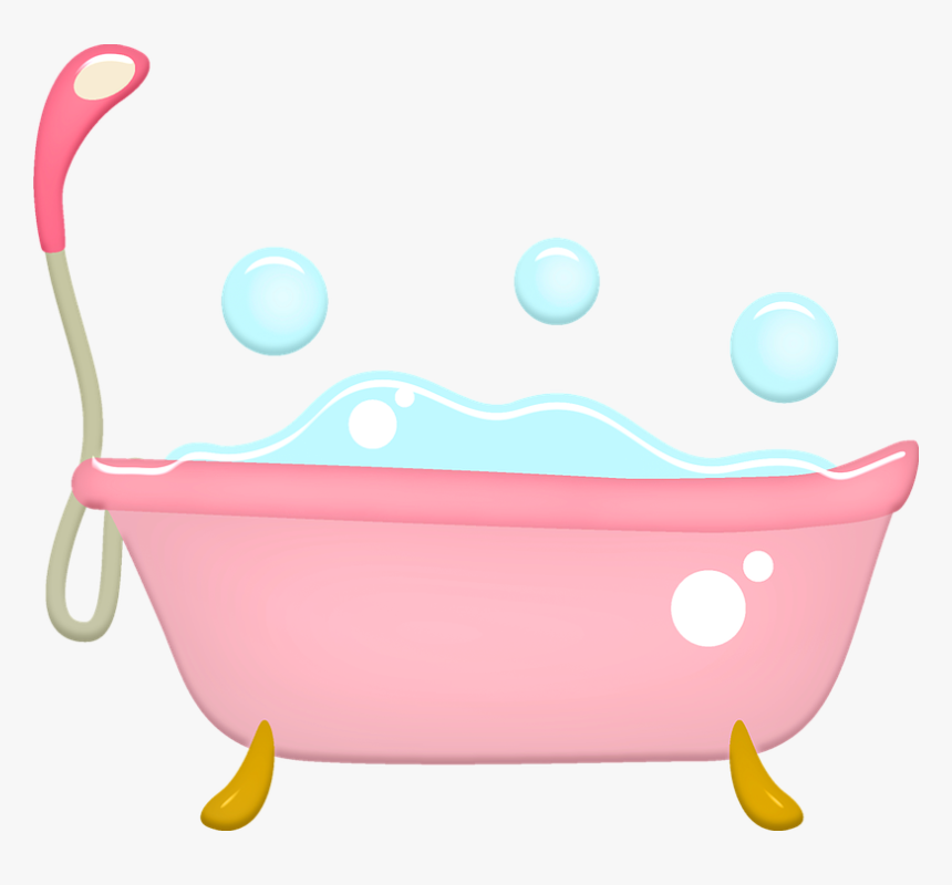 Bathtub, Bubbles, Pink, Feminine, Bath Water, Women - Pink Bath Tub Png, Transparent Png