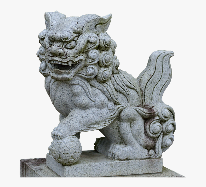 Statue, Stone, White, Lion, Sculpture, Stone Sculpture - Stone Rock Engraving Illust, HD Png Download