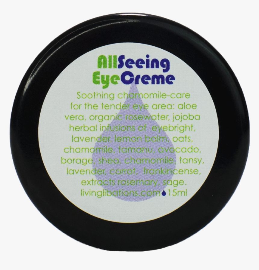 Living Libations All Seeing Eye Creme 15ml Uk 
 Class - Circle, HD Png Download