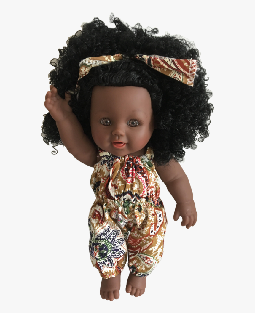 Beautiful African Woman Dressed In Wax - Doll, HD Png Download