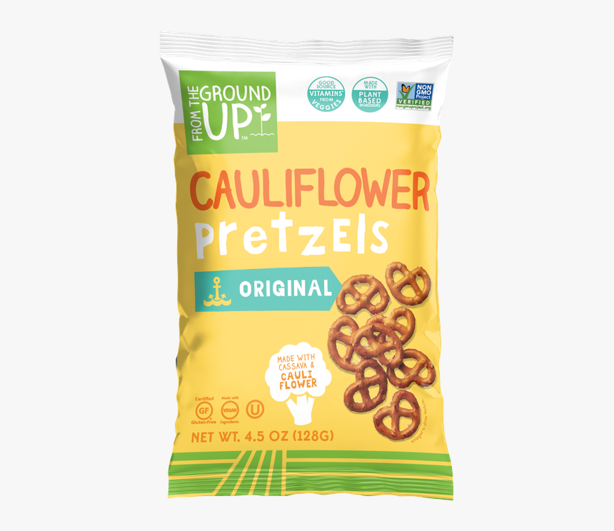 Cauliflower Pretzels - Original Twists - Ground Up Tortilla Chips, HD Png Download