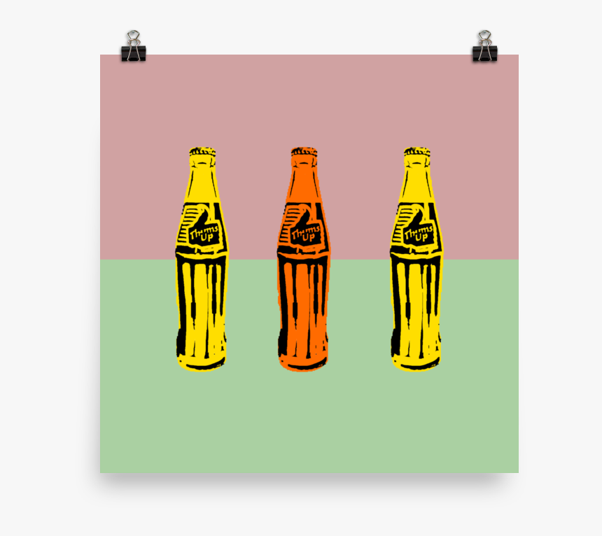 Thums Up Pink/mint Pop Art, HD Png Download