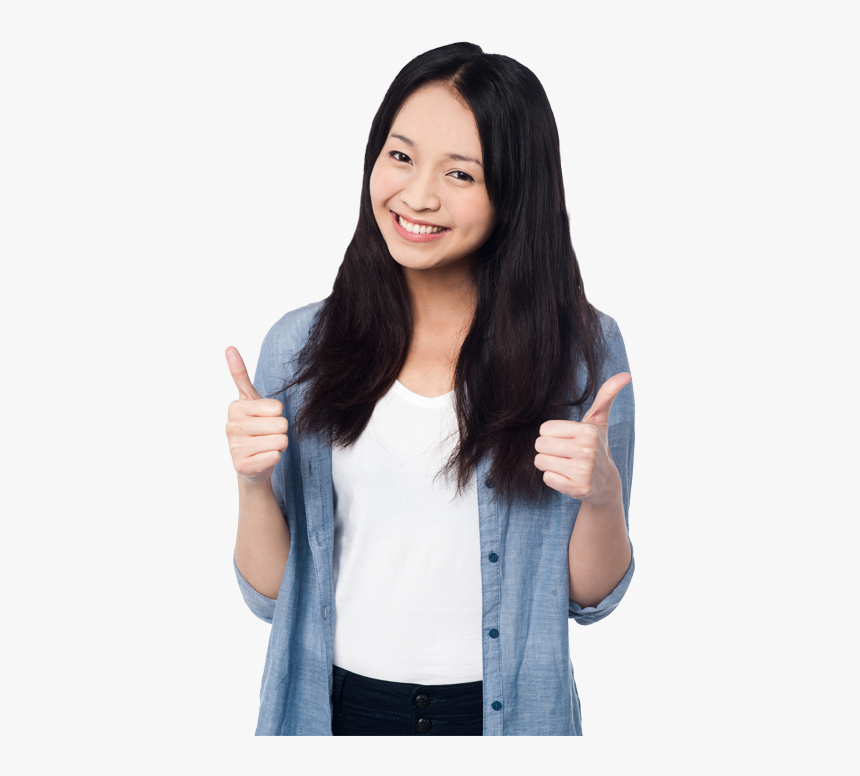 Woman Thumbs Up Png, Transparent Png