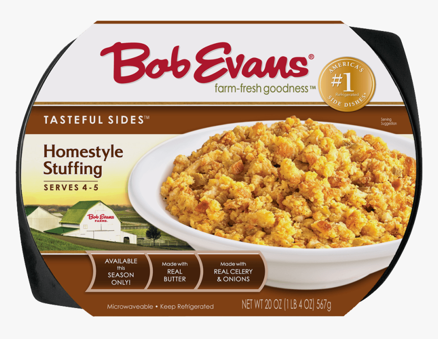 Bob Evans Seasoned Homestyle Stuffing - Bob Evans Sour Cream And Chive Mashed Potatoes, HD Png Download