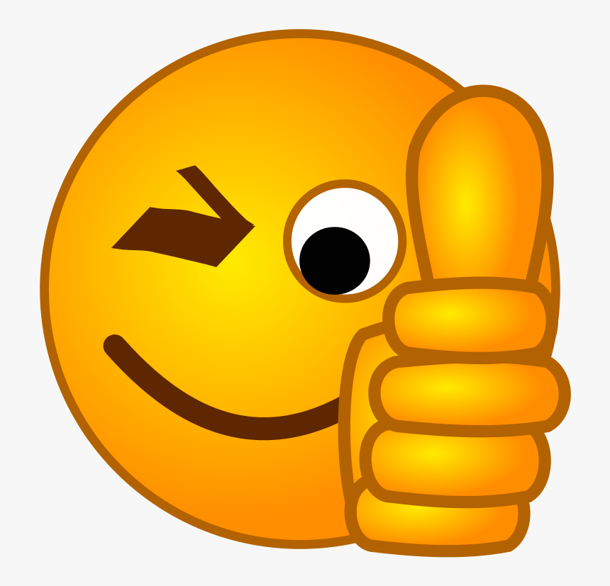 File - Smirc-thumbsup - Svg - Wikimedia Commons - Thumbs Up Smiley, HD Png Download