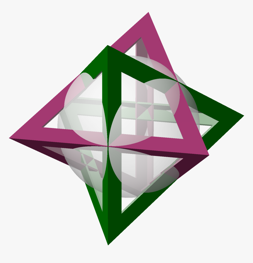 Skeleton Pair 4-4, Size S, Sphere, Cross - Triangle, HD Png Download