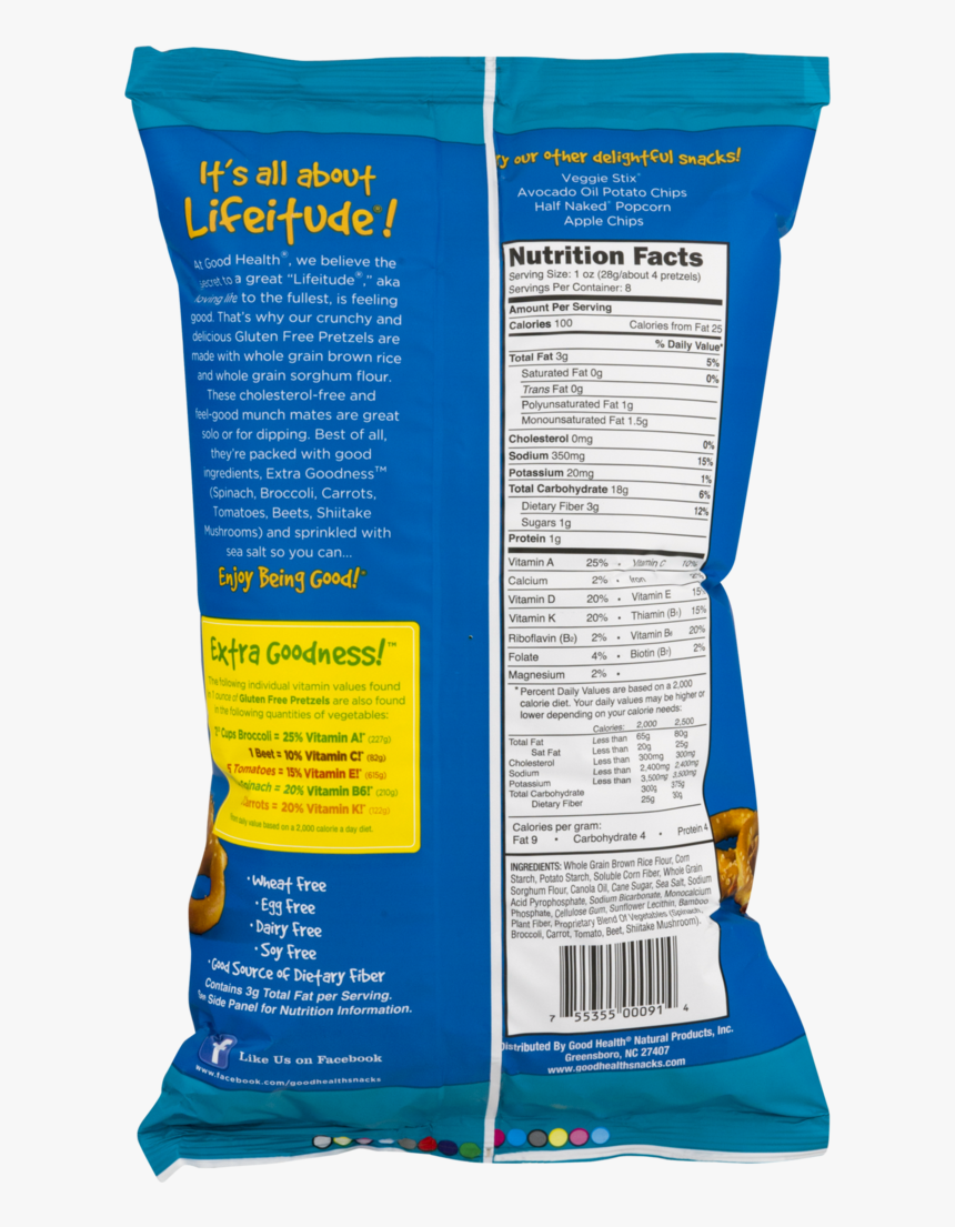 Good Health Gluten Free Pretzels Sea Salt, HD Png Download