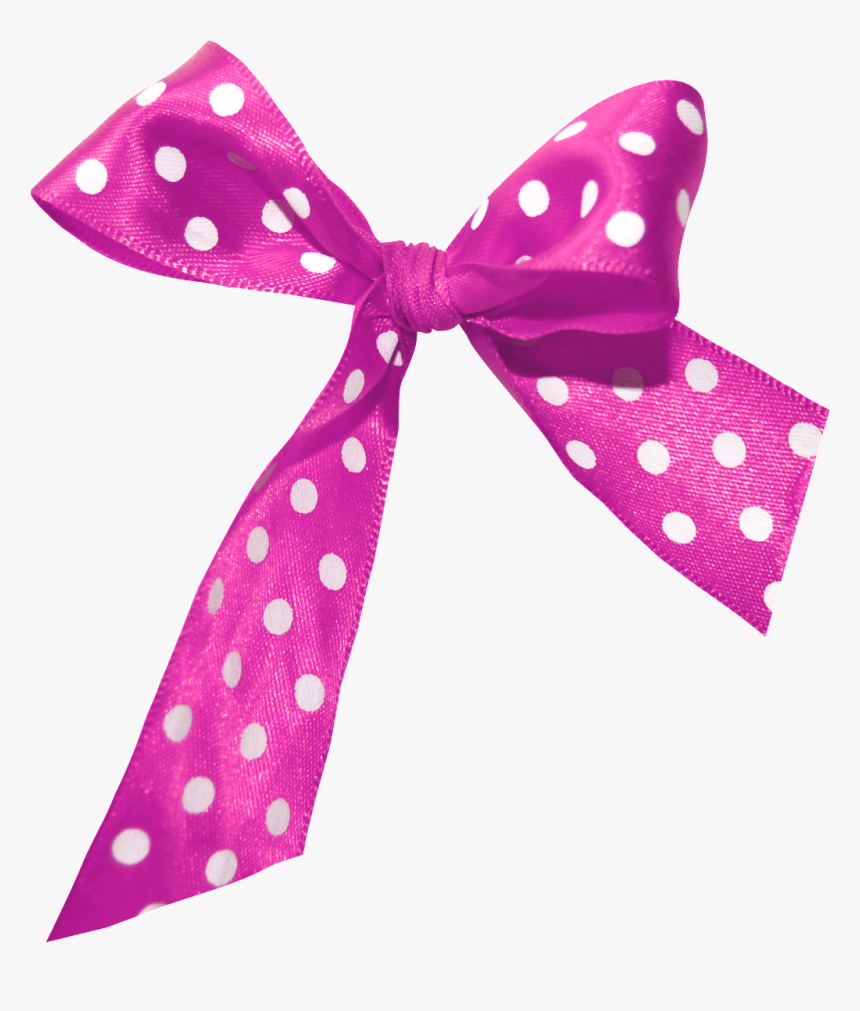 Rose Red Bow Png Transparent - Polka Dot, Png Download