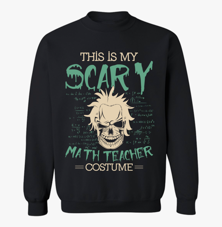 Muggies Unisex Halloween Scary Math Teacher Costume - Long-sleeved T-shirt, HD Png Download