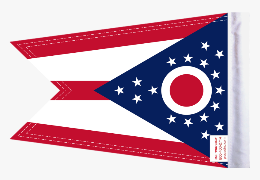 Flg-oh Ohio Flag - Ohio State Flag, HD Png Download